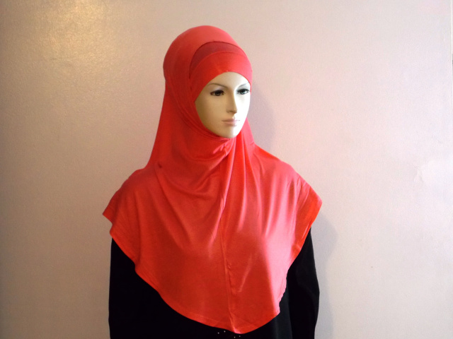Rusty Red Long 2 Piece Amira  Hijab 4